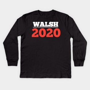 elect  walsh 2020 Kids Long Sleeve T-Shirt